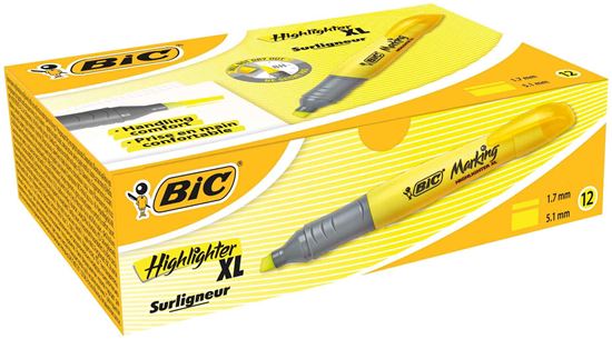 Bic Brite Liner XL Sarı 10'lu Kutu. ürün görseli