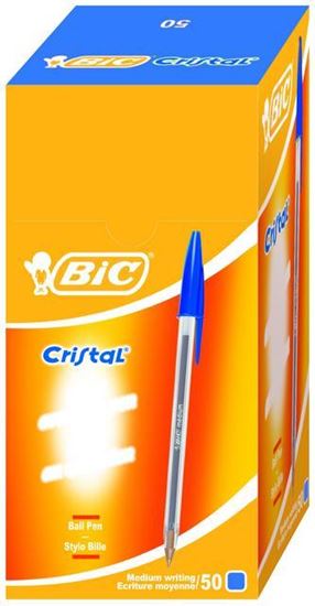 Bic Cristal Medium Tükenmez Kalem 50'li Kutu Mavi. ürün görseli