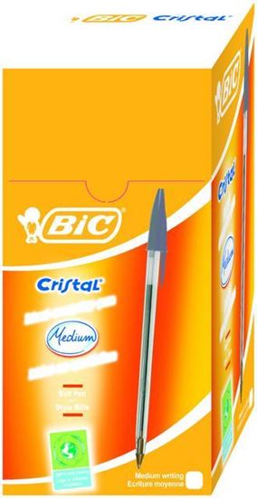 Bic Cristal Medium Tükenmez Kalem 50'li Kutu Siyah. ürün görseli