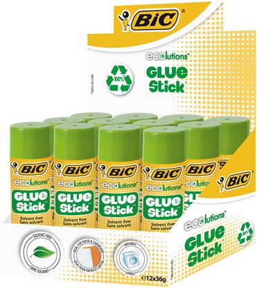 Resim Bic Eco Glue Stick 36GR 12'li Kutu