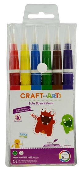 Craft And Arts Sulu Boya Kalemi 6'LI. ürün görseli