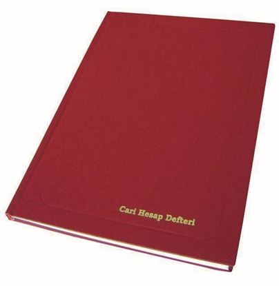 Resim Dilman Cari Hesap Defteri Dik 12X17 96 Yaprak