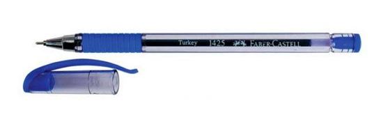 Faber-Castell 1425 İğne Uç Tükenmez Kalem, Mavi 10 Adet. ürün görseli