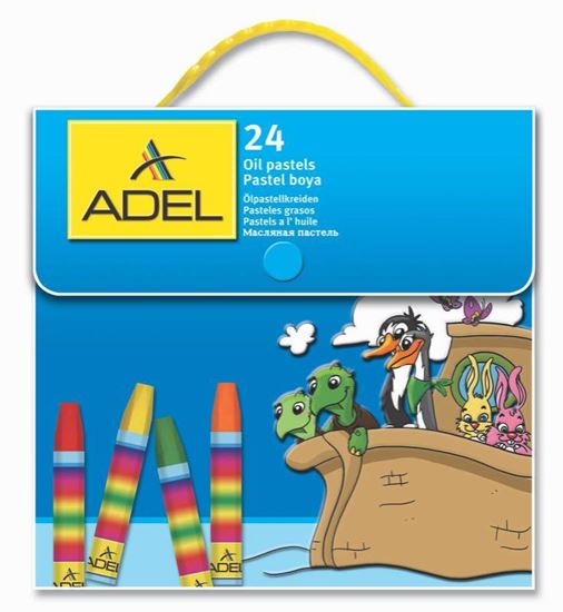 Adel Çantalı Pastel Boya, 24 Renk. ürün görseli