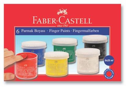 Resim Faber-Castell Parmak Boyası 6 Renk