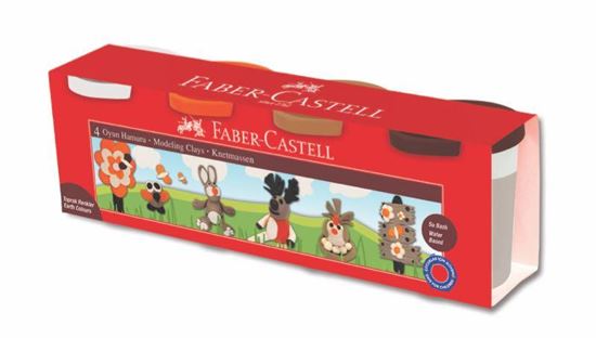 Faber-Castell Silindir Oyun Hamurları 4 Toprak R.. ürün görseli