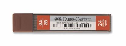 Resim Faber-Castell Super Fine Min 0.5MM 2B 75MM (24 Min/TÜP) 12 Tüp