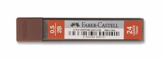 Faber-Castell Super Fine Min 0.5MM 2B 75MM (24 Min/TÜP) 12 Tüp. ürün görseli
