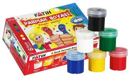 Resim Fatih 6 Renk Parmak Boyası 25 ML X 6 = 150 ML