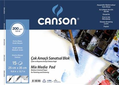 Resim Fila Canson 200 GR 25*35 15 Yaprak Resim Defteri