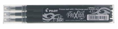 Resim Pilot Frixion Ball 0.7 Mavi Refill 3'lü Set