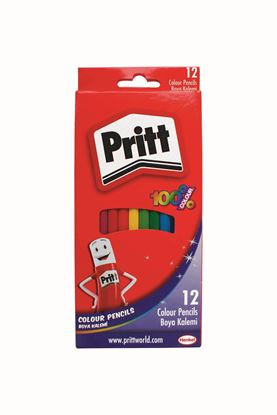 Resim Pritt Boya Kalemi 12 Renk Karton Kutu