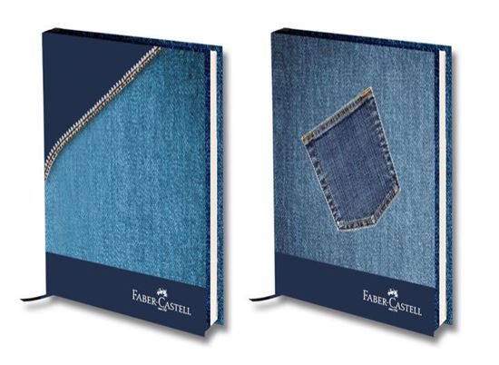 Faber-Castell Jeans Defter 4'lü (Çizgili /Çizgisiz 2'şer Adet). ürün görseli