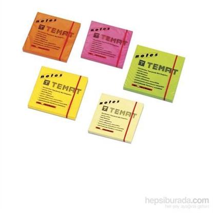 Resim Temat 75X75 MM Not Kağıdı Fosforlu Pembe