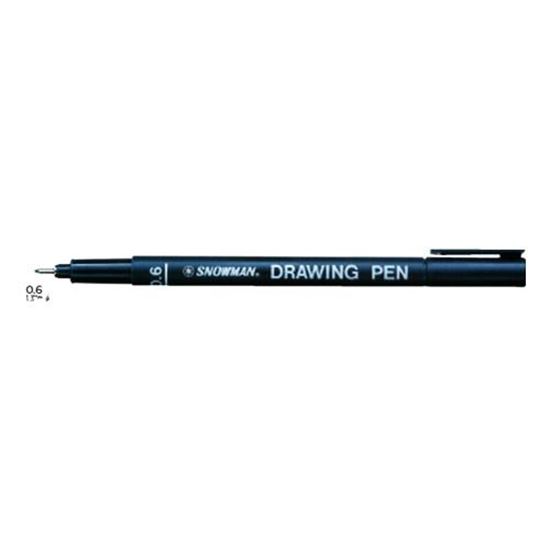 Snowman Teknik Çizim Kalemi Siyah 0.6. ürün görseli