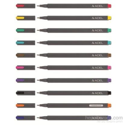Resim Faber-Castell Adel Fineliner 0.4 Pembe 12 Adet