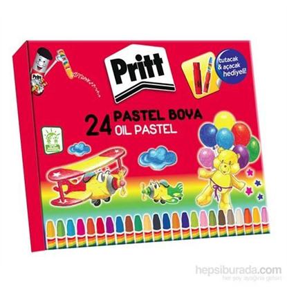 Resim Pritt Pastel Boya 24 Renk Karton Kutu
