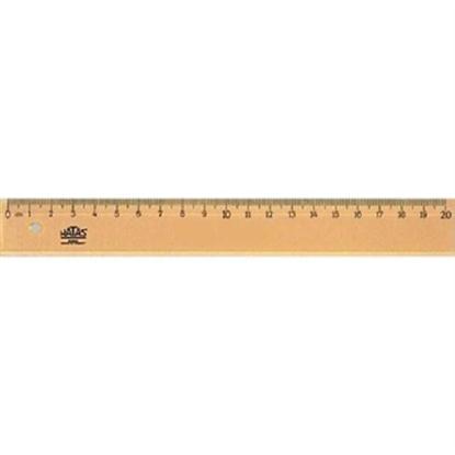 Resim Hatas Tahta Cetvel ( Takviyesiz ) 20 cm.