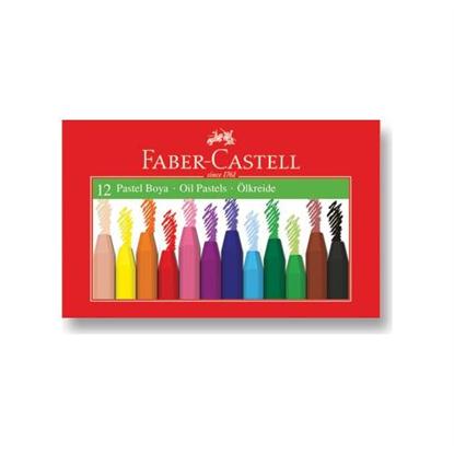 Resim Faber-Castell Karton Kutu Pastel Boya, 12 Renk
