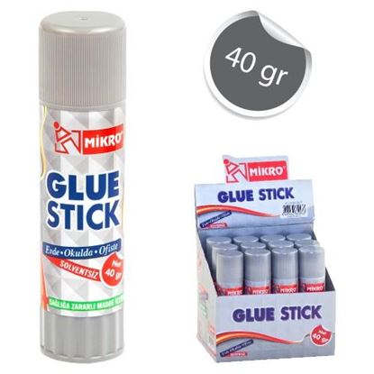 Resim Mikro 40 GR Glue Stick Yapıştırıcı 12'li