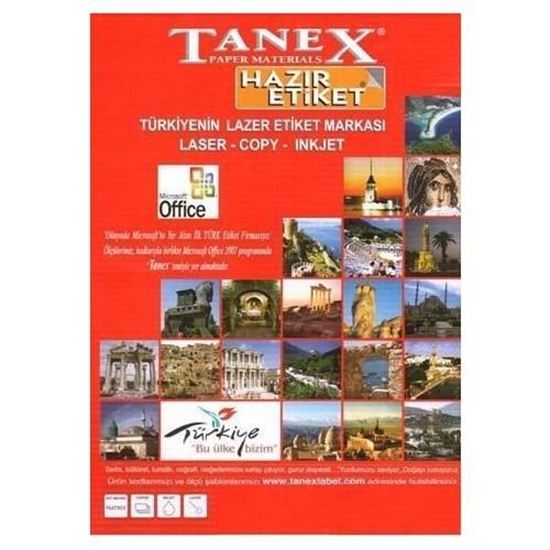 Tanex 105x40 mm Laser Etiket 100 AD.. ürün görseli
