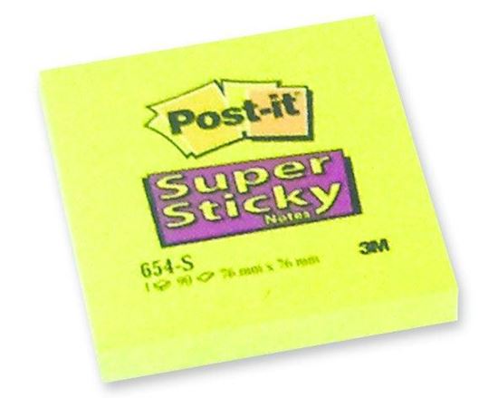 3M POST-İT® Super Sticky Not, sarı, 90YP,76*76MM. ürün görseli