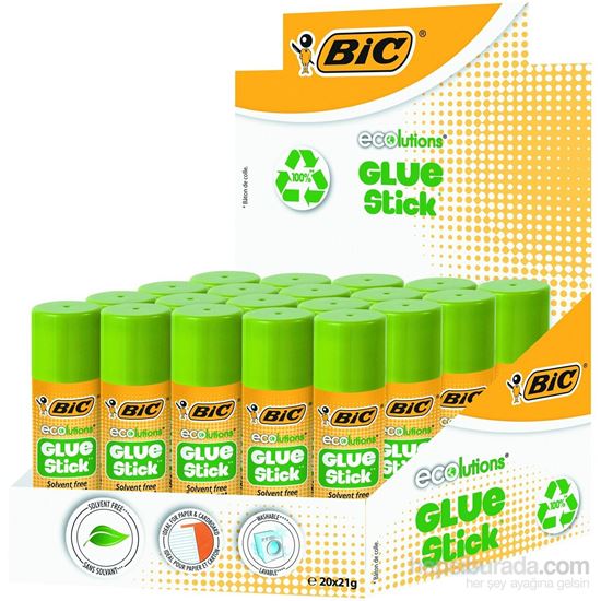 Bic Eco Glue Stick 21GR 20'li Kutu. ürün görseli