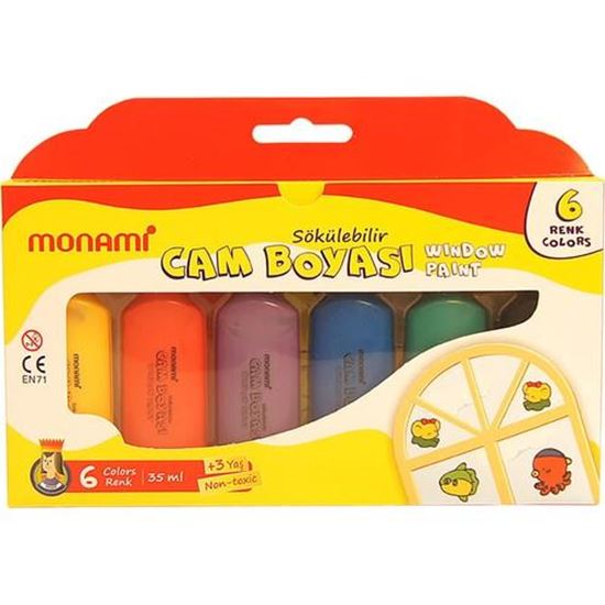 Monami Cam Boya 6 Renk Normal. ürün görseli