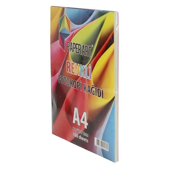 Paperart 100 Lü Renkli Fotokopi Kağıdı. ürün görseli