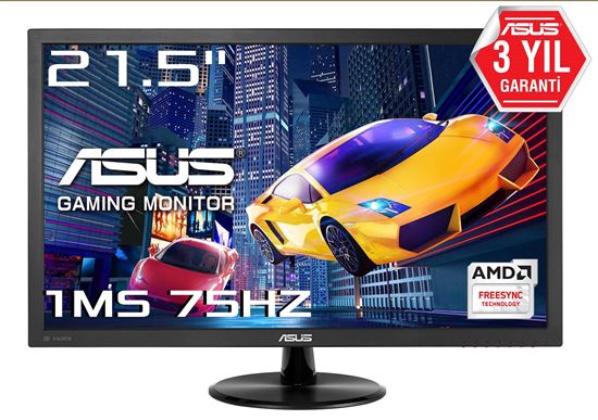 21.5 Asus Vp228qg 1Ms 75Hz Gaming Full Hd Hdmı/Dp. ürün görseli