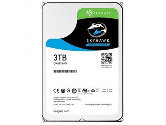 3Tb Seagate Skyhawk 256Mb 7/24 St3000vx009 (Seagate Tr Disty Garantili). ürün görseli