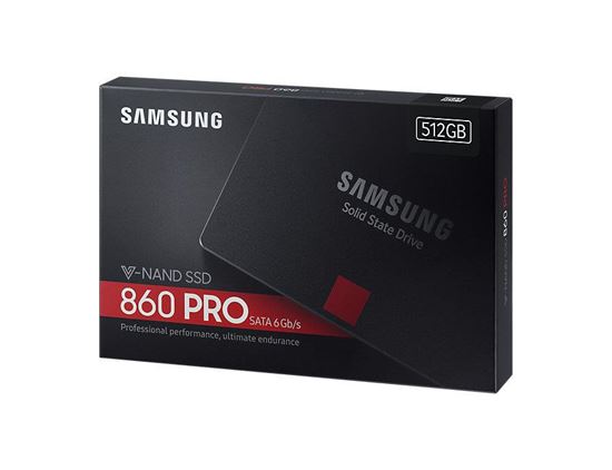 512 Gb Samsung 860 Pro Mz-76P512bw Ssd. ürün görseli