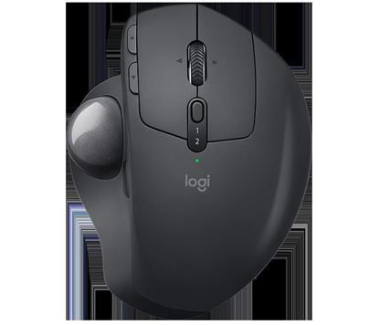 Resim Logitech Mx Ergo Graphite 380DPI 8 Tuş Trackball Mouse - 910-005179