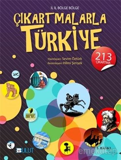 İl İl Bölge Bölge Çıkartmalarla Türkiye. ürün görseli