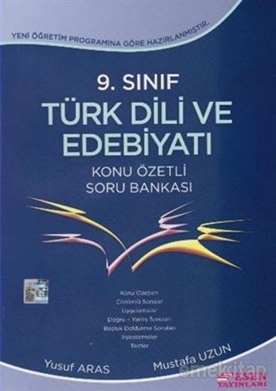 9. Sınıf Türk Dili ve Edebiyatı Konu Özetli Soru Bankası. ürün görseli