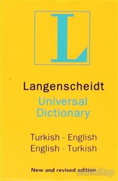 Resim Langenscheidt’s Universal Dictionary English - Turkish / Turkish - English New and Revised Edition
