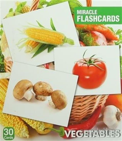 Miracle Flashcards - Vegetables. ürün görseli