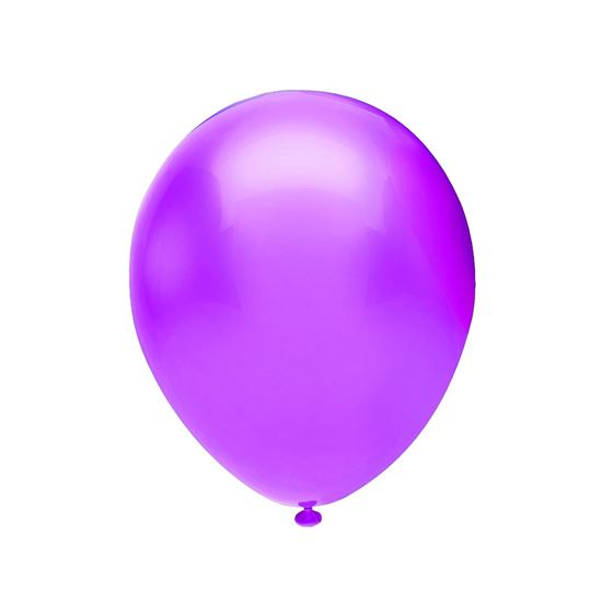 BBM12100-11 Metalik Açık Violet Baskı Balonu 100 Adet 12". ürün görseli