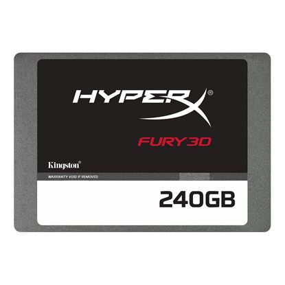Resim 240Gb Hyperx Fury 3D 500/500Mbs Ssd Kc-S44240-6F