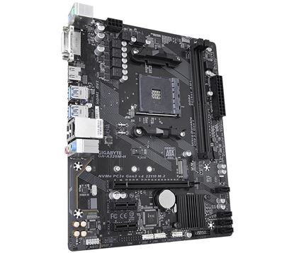 Resim Gigabyte GA-A320M-H AMD A320 Soket AM4 DDR4 3200(OC)Mhz mATX Gaming Anakart