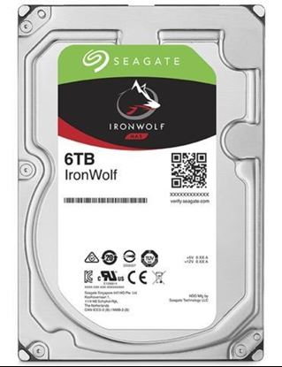 Resim Seagate Ironwolf ST6000VN001 3.5" 6TB 5400Rpm 256MB 210MB/s Nas Disk