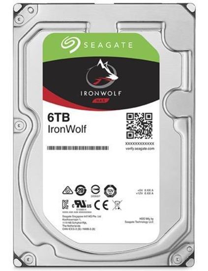 Seagate Ironwolf ST6000VN001 3.5" 6TB 5400Rpm 256MB 210MB/s Nas Disk. ürün görseli