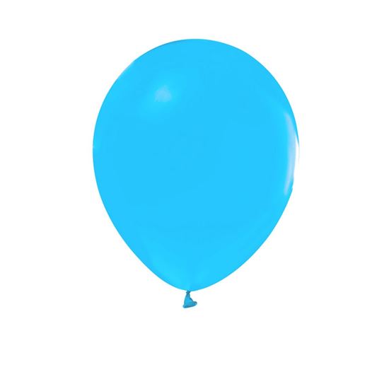 Baskısız Dekorasyon  Balon Açık Mavi 100 Adet. ürün görseli