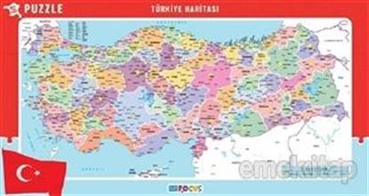 Resim Blue Focus Türkiye Haritası (Büyük Boy) – Puzzle