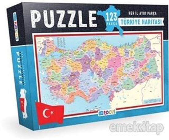 Türkiye Haritası - Puzzle (BF124). ürün görseli