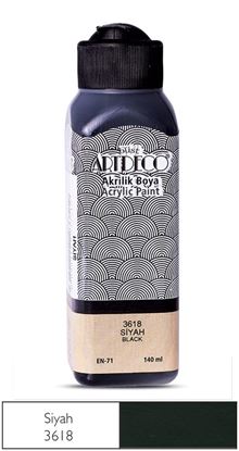 Resim LİSANS ARTDECO AKRİLİK BOYA 140 ML SİYAH