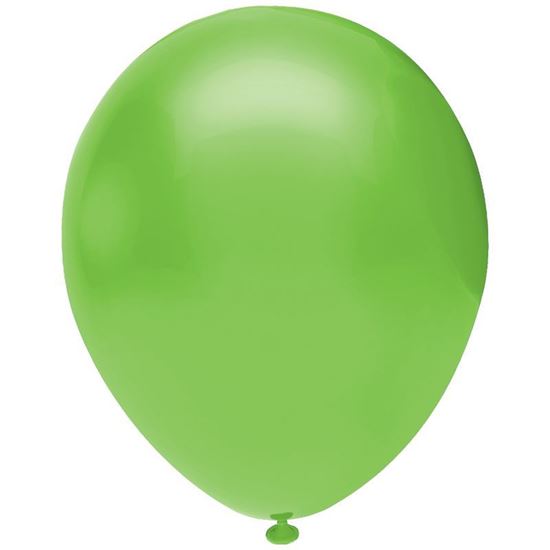 Baskısız Dekorasyon  Balon Açık Yeşil 100 Adet. ürün görseli