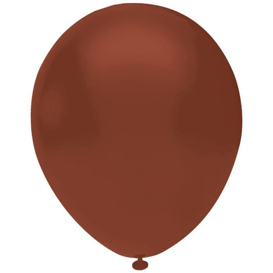 Baskısız Dekorasyon  Balon Kahverengi 100 Adet. ürün görseli