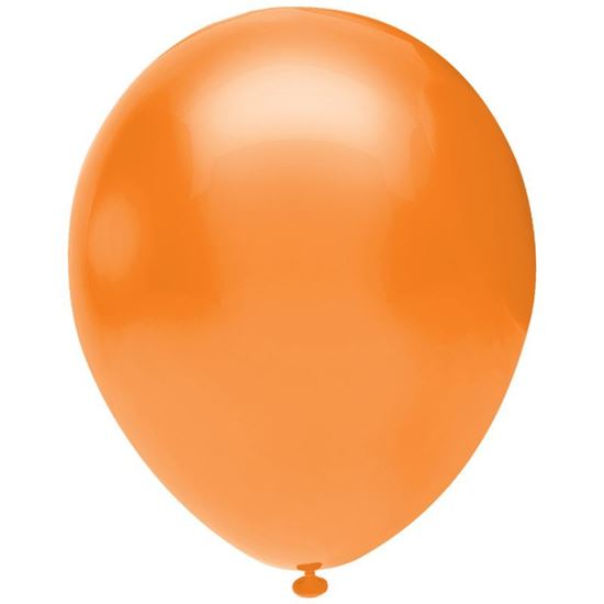 Baskısız Dekorasyon  Balon Turuncu 100 Adet. ürün görseli