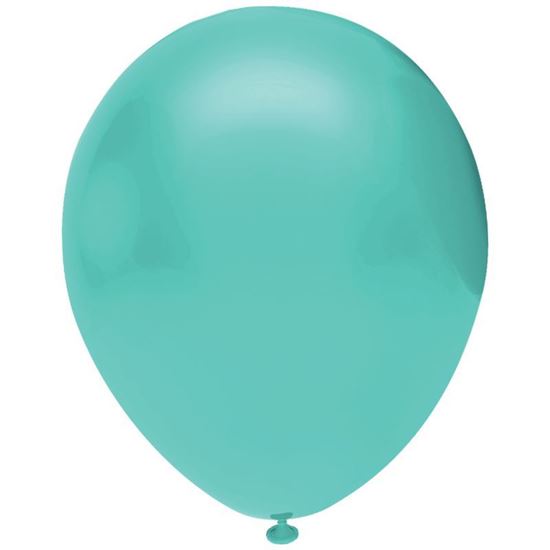 Baskısız Dekorasyon  Balon Su Yeşili 100 Adet. ürün görseli